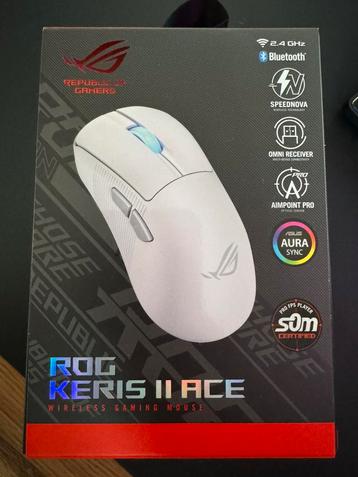 Souris gamer Asus ROG Keris II Ace, Enlèvement, Comme neuf, Sans fil, Souris