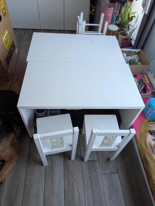 kindertafel en stoelen, Kinderen en Baby's, Kinderkamer | Tafels en Stoelen, Gebruikt, Stoel(en), Ophalen
