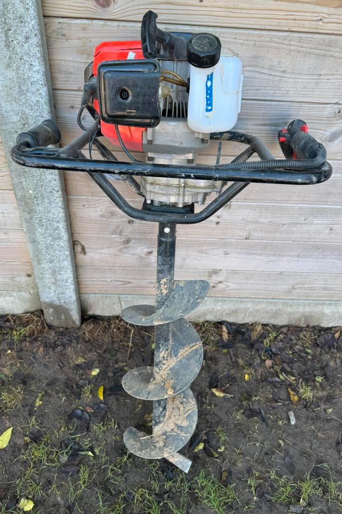 Grondboor, Jardin & Terrasse, Outils à main, Comme neuf, Tarière, Enlèvement