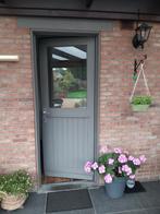 Buitendeur, Doe-het-zelf en Bouw, Ophalen, 80 tot 100 cm, 200 tot 215 cm, Glas