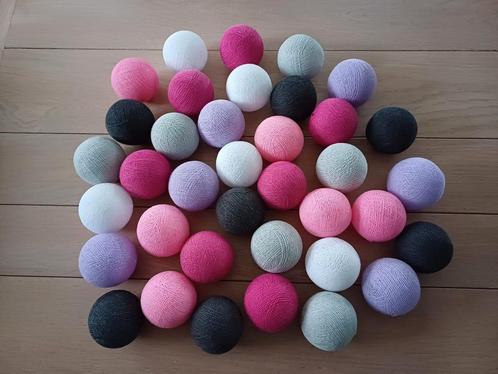 Boules en coton tressé pour guirlande lumineuse, Huis en Inrichting, Woonaccessoires | Overige, Zo goed als nieuw, Ophalen