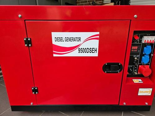 Stroomgroep diesel 10 kva, Doe-het-zelf en Bouw, Aggregaten, Zo goed als nieuw, Dieselolie, 10 tot 30 kVA, Elektrisch startend