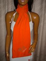 Gecko fleece sjaal met lus oranje  lengte 100 cm, Kleding | Dames, Gecko, Ophalen of Verzenden, Nieuw, Sjaal