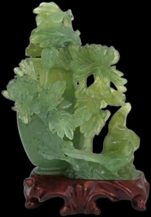 Jade Urn Brush Washer Beeld Pot Antiek, Antiek en Kunst, Kunst | Niet-Westerse kunst, Verzenden
