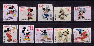 Timbres japonais - K 5016 - Micky et Minnie Mouse, Envoi, Affranchi, Asie orientale