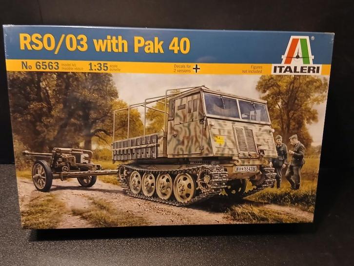 Italeri (6563): RSO/03 met ApK 40 om 1:35, Hobby en Vrije tijd, Modelbouw | Auto's en Voertuigen, Nieuw, Tank, 1:32 tot 1:50, Italeri