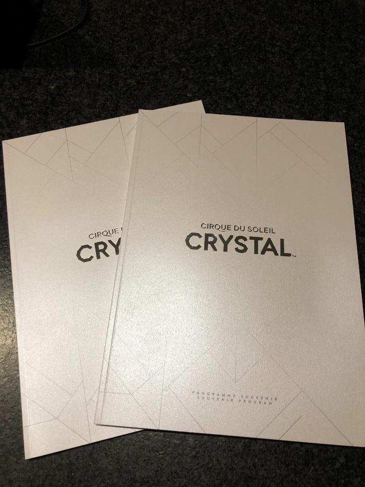 Cirque Du Soleil - Show Crystal - Programmaboek, Boeken, Kunst en Cultuur | Dans en Theater, Nieuw, Ballet of Musical, Ophalen of Verzenden
