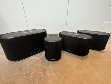 Harman Kardon Citation-set – Zwart – 4 speakers + muurbeugel beschikbaar voor biedingen