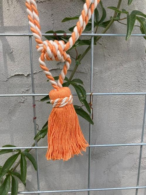 EMBRASSE MET ENKELE FLOS ORANJE NIEUW, Huis en Inrichting, Stoffering | Gordijnen en Lamellen, Nieuw, Overige kleuren, Verzenden