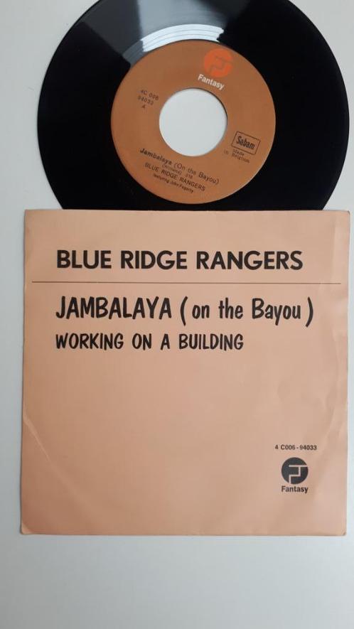 45T Blue Ridge Rangers (John Fogerty, CCR) Jambalaya BELGIUM, CD & DVD, Vinyles Singles, Utilisé, Single, Rock et Metal, 7 pouces
