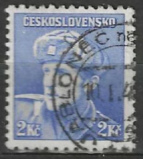 Tsjechoslowakije 1958/1959 - Yvert 397 - Otakar Jaros (ST), Postzegels en Munten, Postzegels | Europa | Overig, Gestempeld, Overige landen