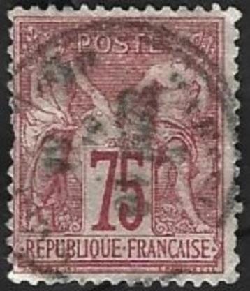 1 Postzegel Frankrijk 1876 Vrede en handel [type I] beschikbaar voor biedingen