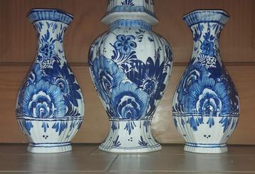 Prachtig trio Delfts Blauw