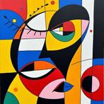Peinture sur toile - n'y pense même pas - 60 x 50 cm, Ophalen of Verzenden