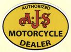 AJS Motorcycle Dealer sticker #8, Motos, Envoi
