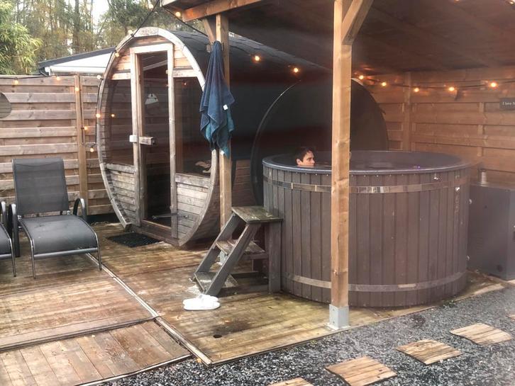 Vakantie chalet met wellness voor verhuur., Tuin en Terras, Tuinhuizen, Zo goed als nieuw, Ophalen