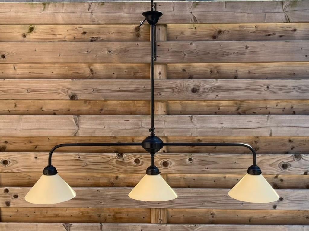 Magnifiques lustres design judéco - lampe murale, Enlèvement, Utilisé, Verre, Disign