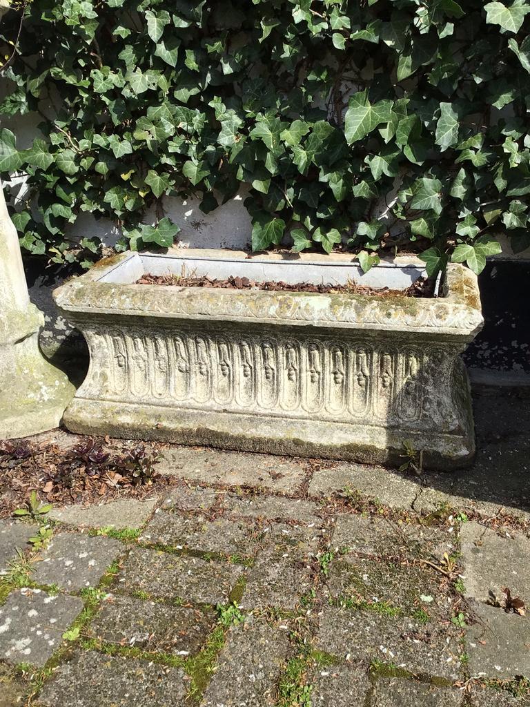 Deux coffres de château en pierre, Jardin & Terrasse, Pierre, Comme neuf, Enlèvement, Rectangulaire