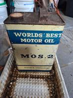 MOS motor oil 2.5 l olieblik, Verzamelen, Ophalen of Verzenden