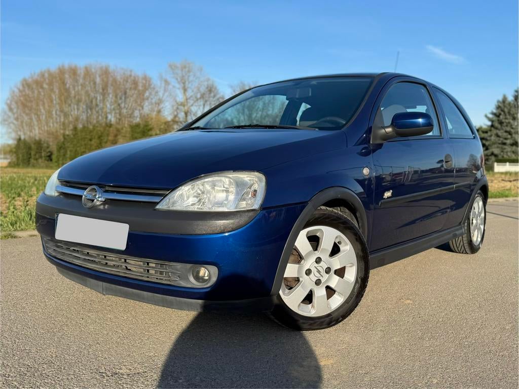 Opel Corsa • 1.2 Sport • 94dkm! AIRCO/TOPSTAAT!, Auto's, Voorwielaandrijving, Stof, Blauw, Grijs