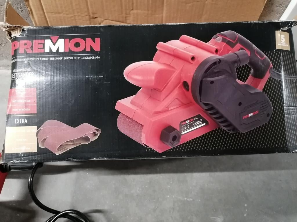 Bandschuurmachine "Premion", Ophalen, Bandschuurmachine