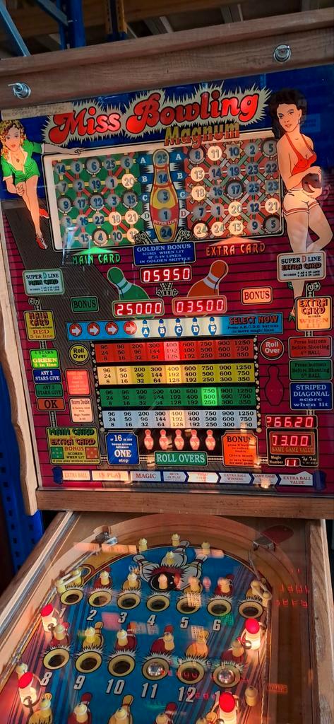 Bingo Miss Bowling Magnum met GARANTIE!, Collections, Machines | Machines à sous, Enlèvement