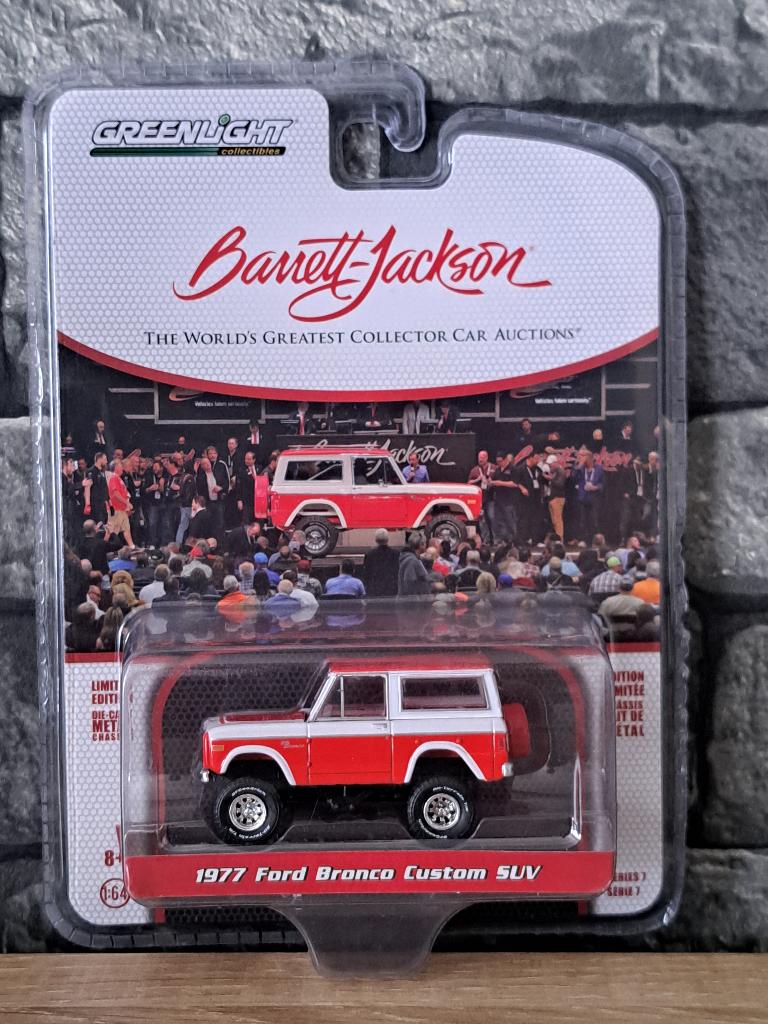 FORD BRONCO CUSTOM 1/64ème greenlight, Auto, Nieuw, Ophalen of Verzenden, Greenlight