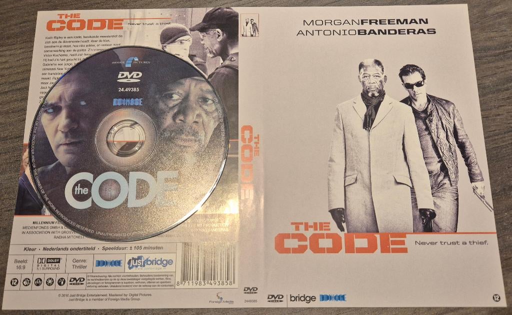 The code, CD & DVD, DVD | Action, Comme neuf, Thriller d'action, À partir de 12 ans, Enlèvement ou Envoi