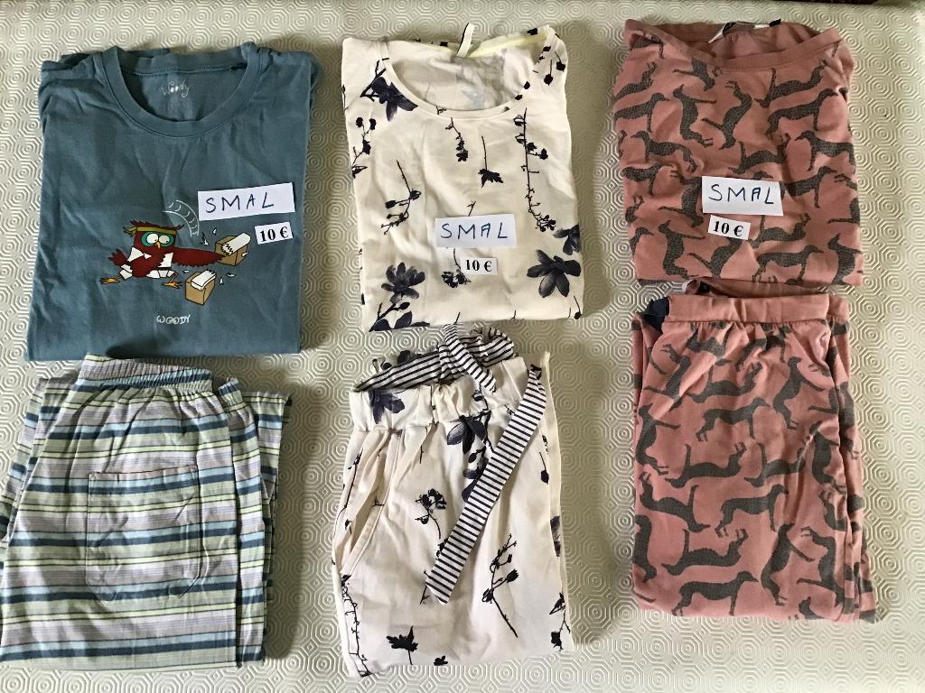 3 pyjama's maat smal aan 10 euro per stuk, Kleding | Dames, Pyjama's, Zo goed als nieuw, Maat 36 (S), Ophalen of Verzenden
