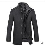 Man jas/ mantel donkergrijs, Kleding | Heren, Jassen | Winter, Ophalen, Maat 52/54 (L), Jules, Nieuw