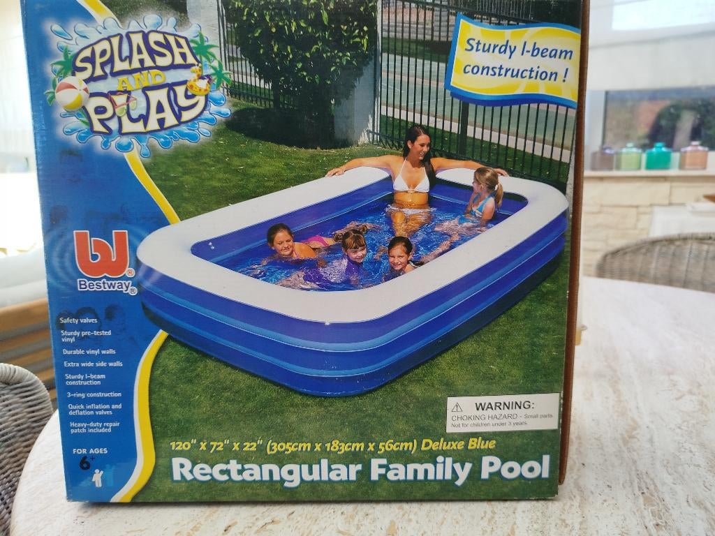 Bestway family pool, Tuin en Terras, Ophalen, Minder dan 80 cm, Opblaaszwembad, Nieuw