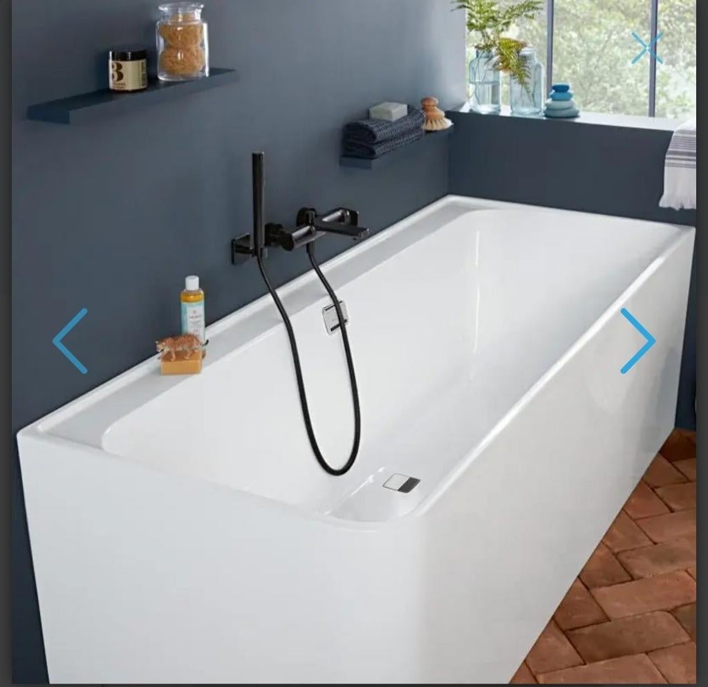Villeroy & Boch hoekbad 180x80 BackToWall, Ophalen, Nieuw