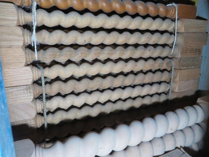 hout getorst, gedraaid (voor trap en meubels), Bricolage & Construction, Bricolage & Rénovation Autre, Utilisé, Enlèvement