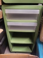 Vintage groene ikea k & m hagberg trolleys KOOPJE, Huis en Inrichting, Ophalen