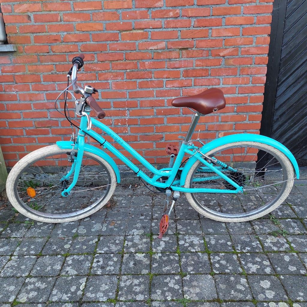 Meisjesfiets 24 inch stadsfiets Elops, Vélos & Vélomoteurs, Vélos | Filles, Utilisé, 24 pouces, Frein à main, Vitesses, Enlèvement