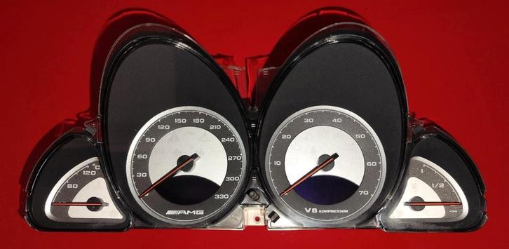 Km teller MB SL herstel instrumentenbord A230, Auto-onderdelen, Dashboard en Schakelaars, Mercedes-Benz, Gebruikt, Ophalen of Verzenden