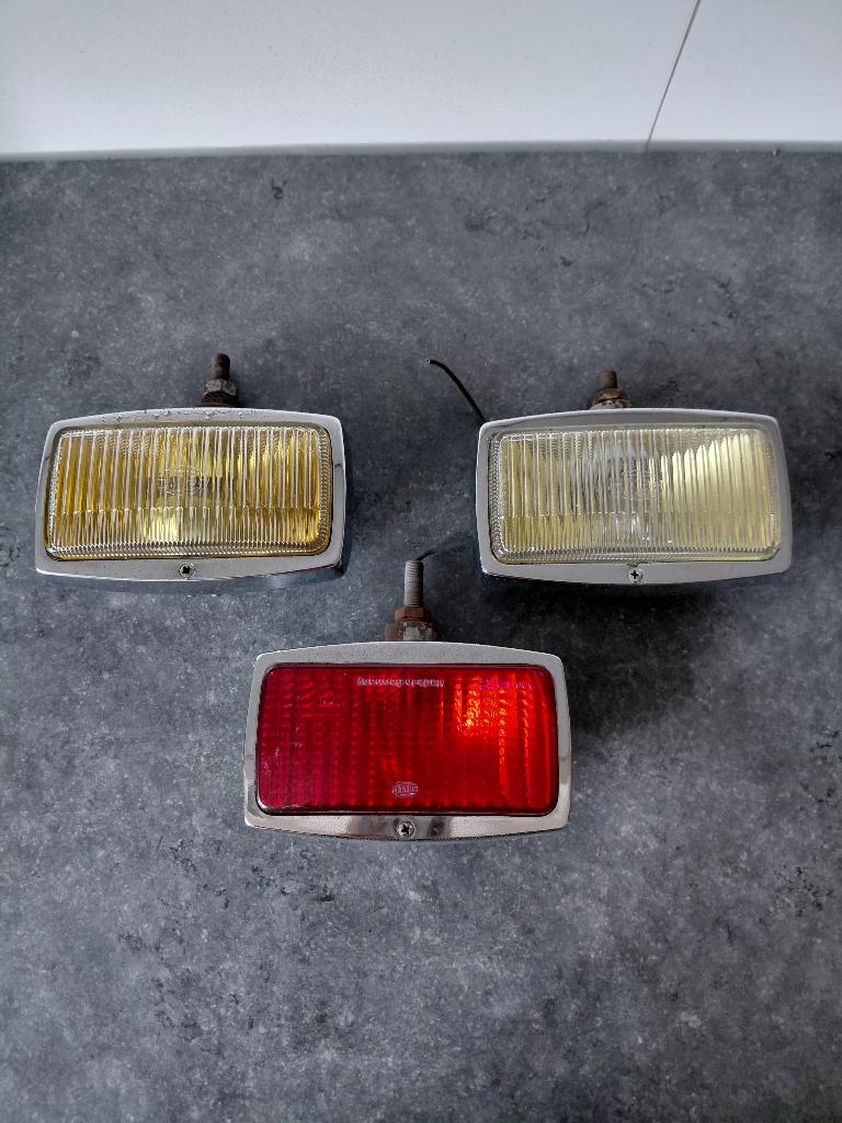 Set Hella 138 ZNX Mistlampen Early Bay Ambulance T1 T2 VW, Verzenden, Gebruikt, Overige automerken
