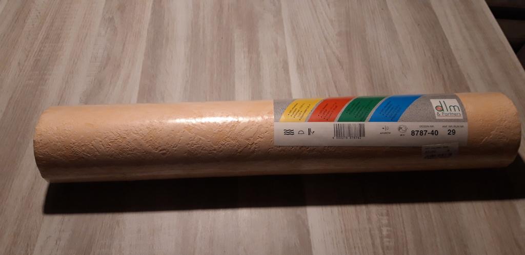 Behangpapier 20 rollen.Nieuw lichte zalmkleur, Ophalen