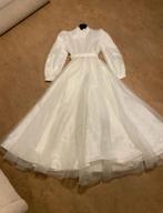 Trouwjurk robe marrie hijab tule, Kleding | Dames, Trouwkleding en Trouwaccessoires, Ophalen of Verzenden, Zo goed als nieuw, Wit