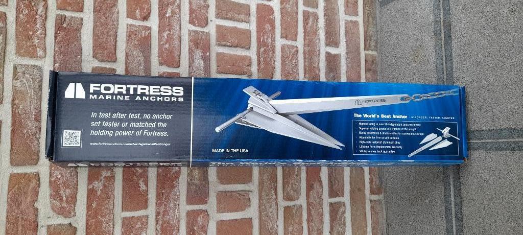 Fortress anker FX16 (4,5kg), Ophalen, Zo goed als nieuw, Ankeren en Afmeren, Zeilboot of Motorboot