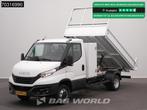 Iveco Daily 35C16 3.0L Kipper met Kist Dubbellucht 3,5t Trek, Stof, Gebruikt, Euro 6, 4 cilinders