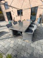 Tuintafel en stoelenset, Tuin en Terras, Ophalen, Kunststof