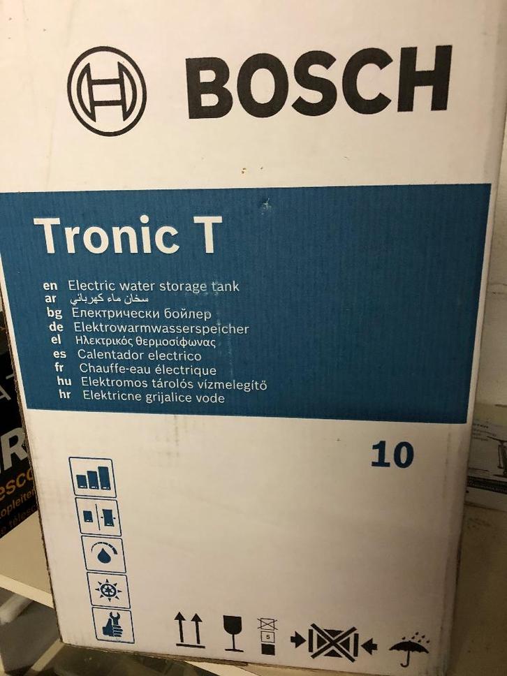 chauffe-eau électrique Bosch 10l 2000T, Doe-het-zelf en Bouw, Chauffageketels en Boilers, Nieuw, Geiser, Minder dan 20 liter, Minder dan 3 jaar oud