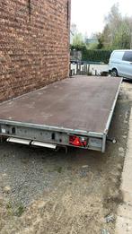 autotransporter 3 assen met elektrische lier, Auto diversen, Aanhangers en Bagagewagens, Ophalen of Verzenden, Zo goed als nieuw
