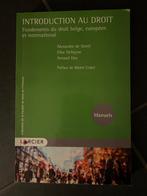 Introduction au droit, Boeken, Schoolboeken, Ophalen of Verzenden, Zo goed als nieuw, Overige niveaus, Overige vakken