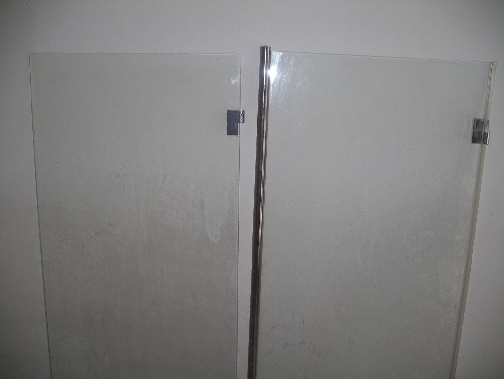 badscherm, Doe-het-zelf en Bouw, Ophalen, Gebruikt, Chroom, Bad