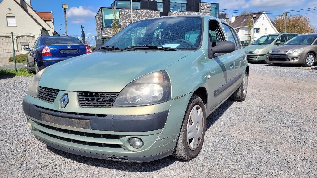 renault clio 1.2i wordt GEKEURD AIRCO OHBOEK euro 4, Argent ou Gris, Entreprise, 5 portes, Tissu