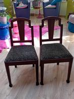 Set fraai vormgegeven Art Deco stoelen, Enlèvement