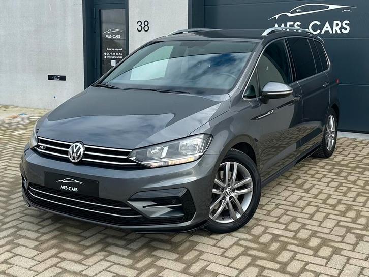 Volkswagen Touran 3X Rline 7PL - 1.6TDI DSG / Euro6c Full, Auto's, Volkswagen, Bedrijf, Te koop, Touran, ABS, Adaptieve lichten