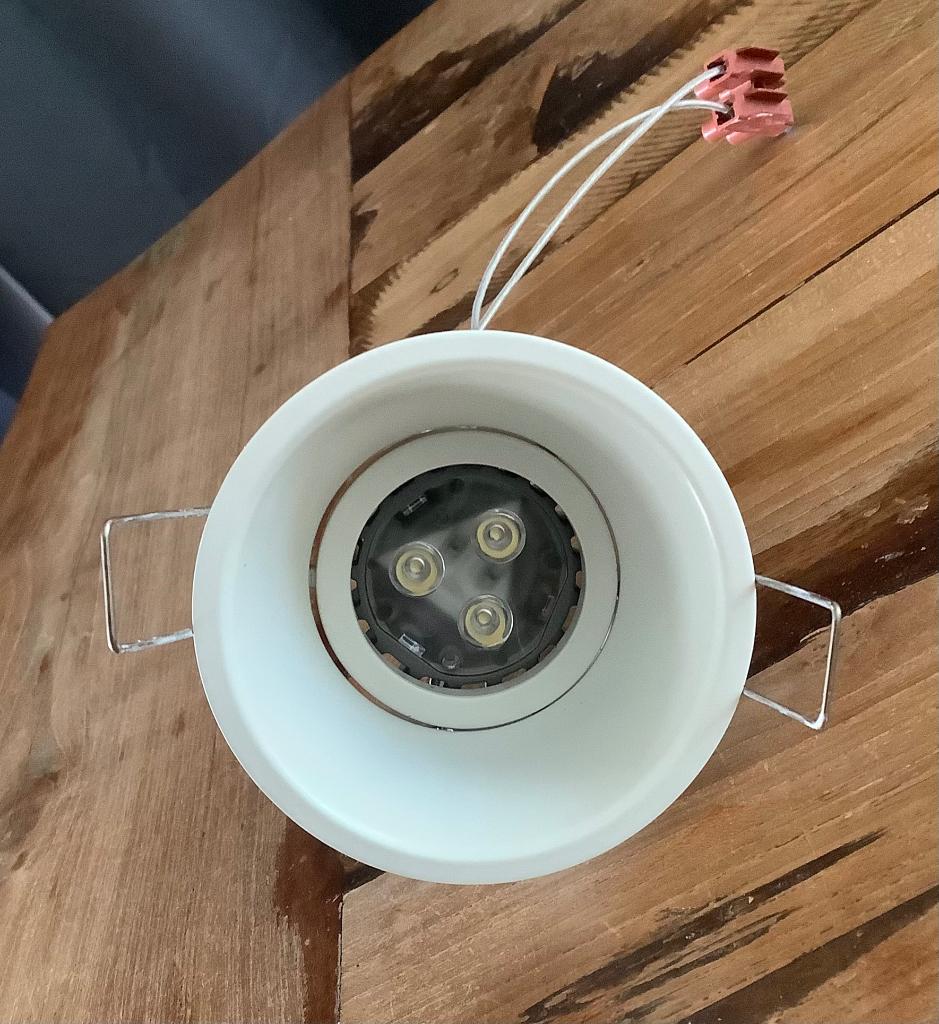 15 Inbouwspots delta light deep ringo, Huis en Inrichting, Lampen | Spots, Ophalen, Gebruikt, Plafondspot of Wandspot, Led